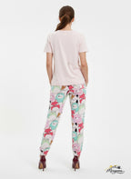 Cartoon Print Lycra Pyjama Set – T-Shirt & Pants
