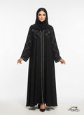 Embellished Black Abaya