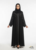Embellished Black Abaya