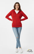 Cardinal Red Full-Zip Hoodie