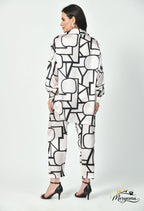 Geometric Co-Ord Set – Japanese Satin